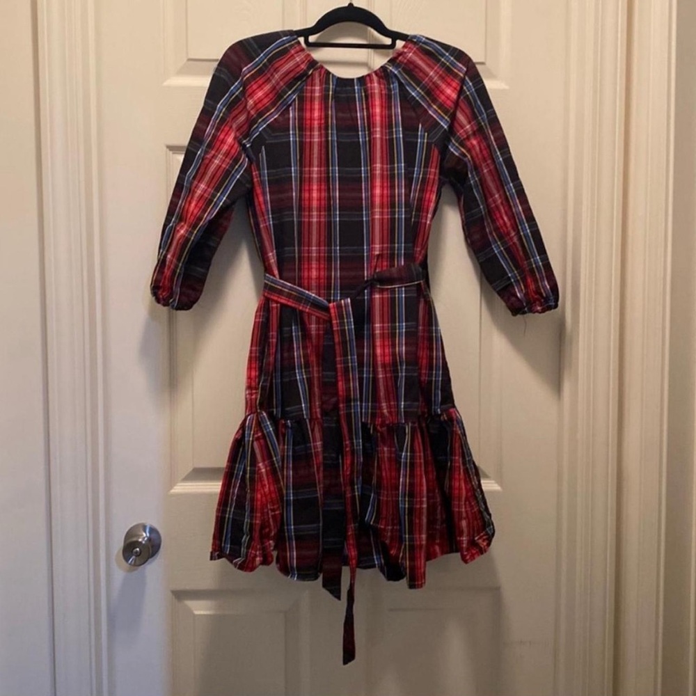 Draper James Red and Black Plaid Dress
